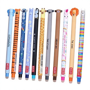 Paquete <span class=keywords><strong>de</strong></span> 20 Bolígrafos <span class=keywords><strong>de</strong></span> Gel <span class=keywords><strong>Borrables</strong></span> con Diseño <span class=keywords><strong>de</strong></span> <span class=keywords><strong>Animales</strong></span>, 0.7mm, Azul, Kawaii, Material Escolar para Estudiantes, Oficina, Regalo - Product Image 1
