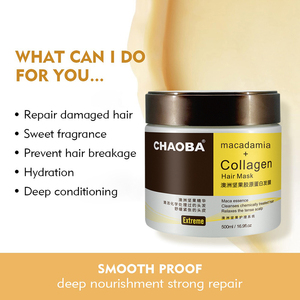 Maschera per Capelli all'<span class=keywords><strong>Olio</strong></span> <span class=keywords><strong>di</strong></span> <span class=keywords><strong>Cocco</strong></span> all'Ingrosso, Trattamento Profondo con <span class=keywords><strong>Olio</strong></span> <span class=keywords><strong>di</strong></span> <span class=keywords><strong>Cocco</strong></span> Extra Vergine per Capelli Secchi, Danneggiati e Trattati con Colorazione - Product Image 4