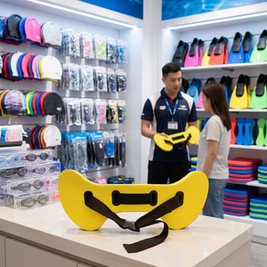 Ceinture de flottaison jaune en EVA pour la natation, équipement de sécurité sportif pour enfants et adultes, utilisation estivale - Product Image 1