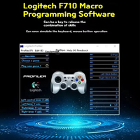 Logitech F710 Dual Vibration Wireless Gamepad 2,4 GHz USB NanoReceiver 4 Switch D-Pad Controller