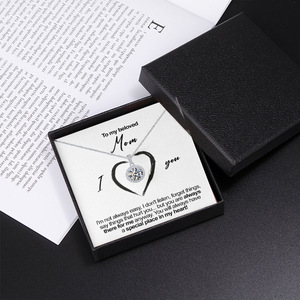 ขายดีสร้อยคอจี้กลม CZ แบบเต็มจี้พ็อดแสงจันทร์คืนสไตล์มินิมอลลิทของขวัญเครื่องประดับแปลกใหม่ - Product Image 3