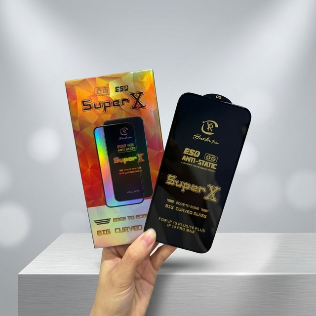 Anti Static Super X OG Tempered Glass Screen Protector for Iphone 11 XS Pro Max High Quality Glass Film