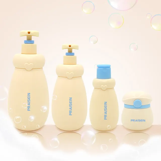 Grosir Botol Kemasan Sampo Baby Shower HDPE Botol Pompa Plastik, Guci Krim Kosmetik Kosong 50G