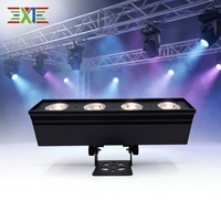 Projecteur stroboscopique COB rectangulaire bicolore CW/WW haute puissance à quatre yeux, à montage en surface, avec contrôle DMX512 pour DJ, soirées, bars et KTV