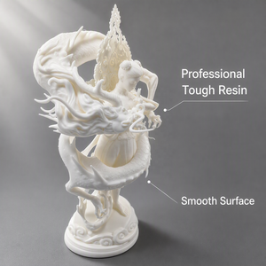 Service d'impression 3D SLA haute précision sur mesure pour prototypes de figurines de dragons et de personnages complexes avec finition de surface lisse - Product Image 6