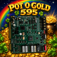 Carte de jeu vidéo multi-jeux POG340-595 Pot O Gold pour machine d'arcade, carte de jeu à monnayeur anglaise de haute qualité