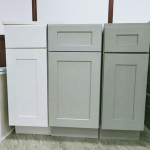 Gabinete de cocina moderno de madera contrachapada estilo coctelera gris Modular de madera moderna de EE. UU. Vietnam RTA - Product Image 1