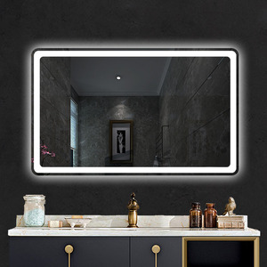 Venta al por mayor <span class=keywords><strong>con</strong></span> retroiluminación LED de <span class=keywords><strong>espejo</strong></span> de <span class=keywords><strong>baño</strong></span> del gabinete del cuarto de <span class=keywords><strong>baño</strong></span> vanidad de <span class=keywords><strong>baño</strong></span> de <span class=keywords><strong>luz</strong></span> led <span class=keywords><strong>espejo</strong></span> inteligente <span class=keywords><strong>con</strong></span> maquillaje - Product Image 6