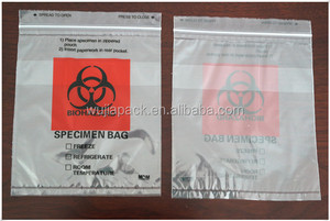 Milieuvriendelijke Op Maat Gemaakte Pillen Verpakking Plastic Biohazard Kangoeroe Zak - Product Image 3
