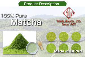 Auténtico Té Verde Matcha Orgánico Japonés en Polvo Uji al por Mayor para Cafeterías y Minoristas - Product Image 1