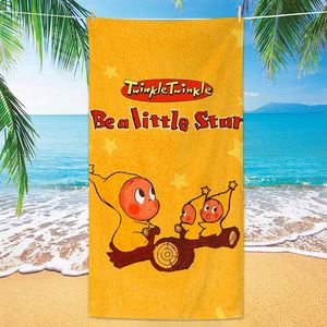 Kids' Cartoon Star Beach Towel with Retro Digital Printing Quick-Drying Absorbent Summer Style Suitable for Sports and <b>Bathing</b> - Product Image 4