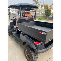 Chariot utilitaire électrique robuste, chariot de golf, véhicule à faible vitesse (SV), véhicule à quatre roues, navette pour invités de complexe, buggy de golf