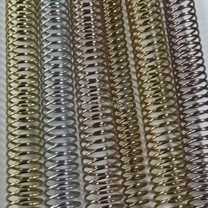 Anneau en spirale doré, spirale métallique dorée rose pour <span class=keywords><strong>reliure</strong></span> de livre, bobine en aluminium - Product Image 3
