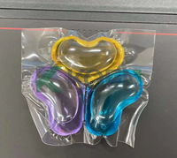 Machine de fabrication de capsules de lessive liquide en poudre pour bébés à 3 compartiments