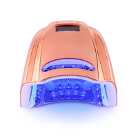 Sèche-ongles professionnel UV LED 98W avec capteur automatique intelligent et écran LCD à 4 minuteurs pour tous types de vernis gel UV