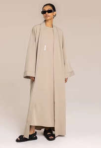 नए फैशन नरम कपड़े वाली महिलाएं मुस्लिम महिलाओं के लिए खिमोनो के साथ जरूरी कपड़े - Product Image 5