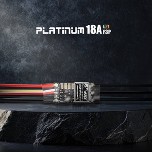 Contrôleur de vitesse électronique HobbyWing Platinum 18A V5 F3P pour avion RC - Product Image 2