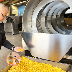 Khí công nghiệp bỏng ngô máy tự động lớp phủ điện Caramel bỏng ngô <span class=keywords><strong>Maker</strong></span> Máy trái cây Hương vị bỏng ngô dòng - Product Image 1