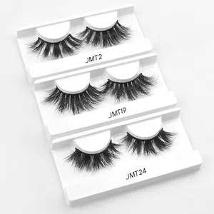 Wholesale JMT 25MM JMZ 22mm 5D mink eyelashes top quality private label logo magnetic lash box for your company