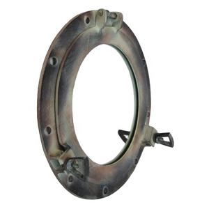 Ojo de buey marino redondo antiguo de aluminio náutico con acabado polaco de alta calidad Exportación India - Product Image 1