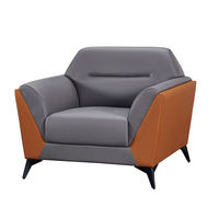 Italienisches Luxus-Sofa Leder Wohnzimmer möbel Nordische dreisitzige Sofa garnitur Möbel Leders ofa für Büro