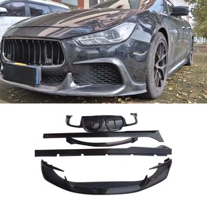 Alerón delantero, faldones laterales, difusor trasero para Maserati Ghibli ASPEC 2013-2018, kit de carrocería, accesorios para coche - Product Image 1