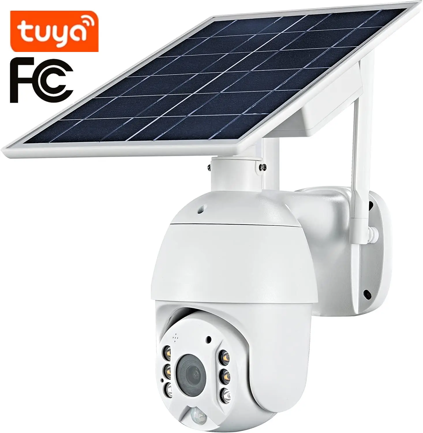 360 Full Color 1080P Wifi Security CCTV Camera Wide Angle Battery Outdoor Waterproof Camera Motion Detection Solar PTZ Camera
