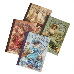 Lumière Rétro DIY Paysage Journal Autocollant <span class=keywords><strong>Livre</strong></span> 24 Feuilles <span class=keywords><strong>de</strong></span> Mousse Washi Tape Autocollants Décoratifs - Product Image 1