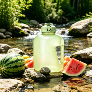 <strong>Large</strong> 84oz Motivational Water Bottle Cup Handheld Gradient Color Anti-Drop Fitness Water Bottles for Summer - Product Image 4