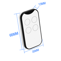 AIOPRO Multifrecuencia Duplicado Control Remoto Domótica Garaje Abridor de Puerta de Vidrio Control Remoto