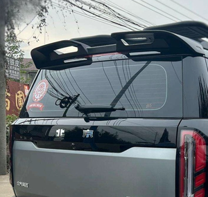 ABS Gloss Black Single <b>Deck</b> Polished Rear Trunk Spoiler Aerodynamic Lossless Install for BAIC BJ30 Factory Wholesale - Product Image 3