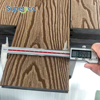 Planche de terrasse en WPC imperméable, terrasse composite d'extérieur pour jardin et patio