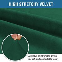 Vente en gros de housses de canapés, housse de canapé solide élastique et extensible en forme de L // housses de chaise de canapé de Noël pour le salon