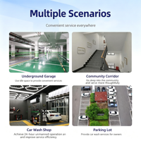 Armoire à clés intelligente assemblée pour stations de lavage de voitures, parkings, auto-service, résistante à la rouille, avec serrure électronique et paiement par code QR, en métal
