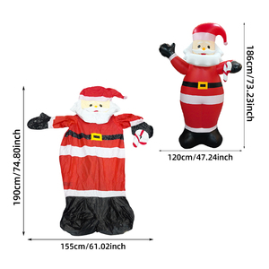 <span class=keywords><strong>Babbo</strong></span> <span class=keywords><strong>Natale</strong></span> Gonfiabile Gigante Personalizzato per Vendite Natalizie all'Ingrosso - Product Image 5