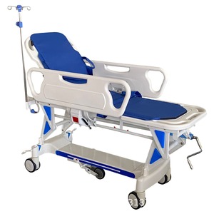 Cama de Transporte Médico Kairui KR002 con Capacidad de Carga de 600 lb y Cuatro Barandas, Carro de Emergencia para Uso Hospitalario - Product Image 2