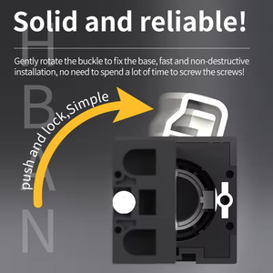 Interruptor de Botón Pulsador Plano de Aluminio Iluminado con LED HBAN de 22 mm, IP65 Impermeable, 660V 10A, Momentáneo SPDT, Terminal de Tornillo, Automotriz - Product Image 2