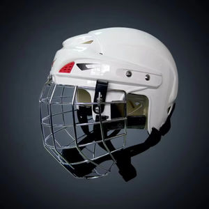 Casques de protection sportifs fabriqués en acier A3, casque de hockey sur glace avec cage, équipement de protection de la tête et du visage en acier pour joueur de hockey sur gazon - Product Image 5