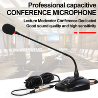 Offres Exceptionnelles D120 Système de Microphone Col de Cygne Filaire de Bureau USB 48V Professionnel pour Salle de Conférence