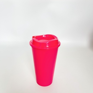 Promotional Custom Logo Printed Reusable 16oz Hard PP <b>Plastic</b> <b>Drinking</b> Mugs & <b>Cups</b> with Lids for Factory Operations - Product Image 4