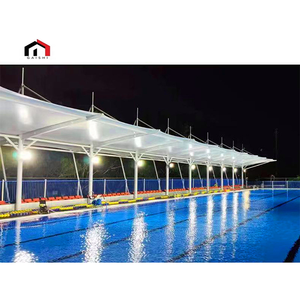New Design 2024 Durable PTFE PVDF Tensile Membrane Structure Car Parking Shed <b>Canopy</b> <b>Tent</b> Steel Structure for Roof Stadium - Product Image 2