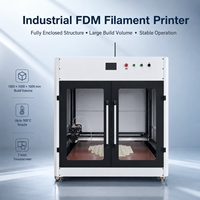 Imprimante 3D industrielle de haute précision à grande échelle, structure en alliage d'aluminium fermée, volume d'impression 1000x1000x1000mm, vitesse d'impression 350mm/s