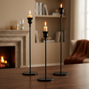 New Collection Modern Style the Golden Theory Iron Christmas Handmade Durable Tabletop Candle Holder for Home Decor - Product Image 3