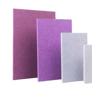 Factory Outlet PET Deco Absorb Sound Fibra de poliéster Tablero absorbente de sonido Silenciador de panel acústico - Product Image 2