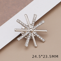 Broche en métal émaillé personnalisée avec badges en diamant, épingles en métal pour vêtements, accessoires, artisanat métallique, épingles plaquées or