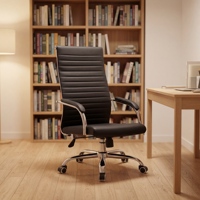 Chaise d'appoint mobile à roulettes en cuir synthétique PU pour espaces publics, bureaux, écoles, bibliothèques et lieux de loisirs