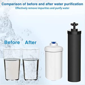 Remplacement pour système de filtration d'eau BB9-2, filtres noirs, filtres au fluorure pour Berkey - Product Image 5