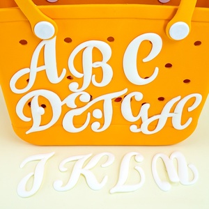 Chất lượng cao lớ<span class=keywords><strong>n</strong></span> 3 inch PVC bãi biể<span class=keywords><strong>n</strong></span> Tote Túi chè<span class=keywords><strong>n</strong></span> mạnh mẽ 3D tiếng Anh Thư trang trí quyế<span class=keywords><strong>n</strong></span> rũ chất lượng cao kích thướ<span class=keywords><strong>c</strong></span> lớ<span class=keywords><strong>n</strong></span> bogg Túi - Product Image 5