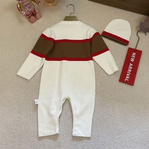 Ropa de Invierno de Marca de Lujo para Bebés, Niños y Niñas, Suéter de Punto para Bebé, Mameluco de Manga Larga - Product Image 1