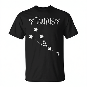 T-shirt Astrologique Signe du Zodiaque Taureau pour les Naissances de avril et de mai - Produit Promotionnel Premium - Product Image 2